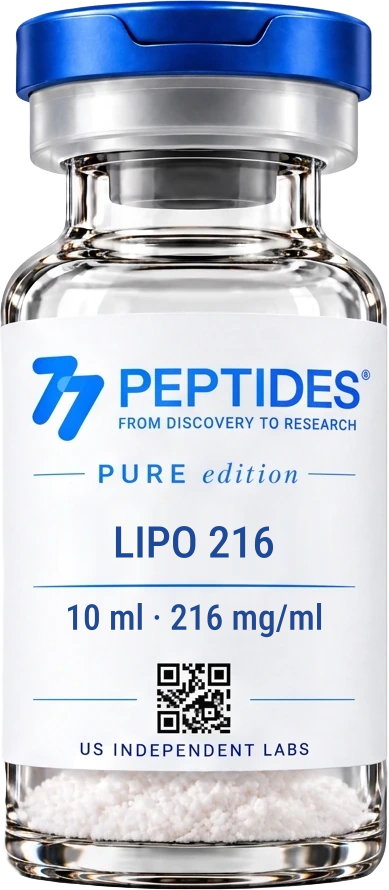77 Peptides Lipo 216 — 10ml / 216mg/ml research vial