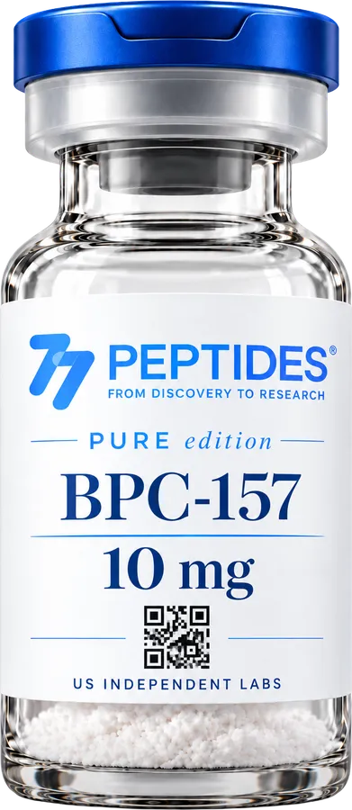 77 Peptides BPC-157 10 mg research vial