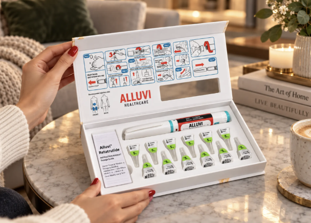 ALLUVI kit opened in a kitchen