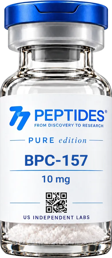 77 Peptides BPC-157 10 mg research vial