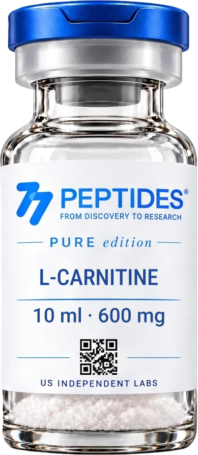 77 Peptides L-Carnitine — 10ml / 600mg research vial