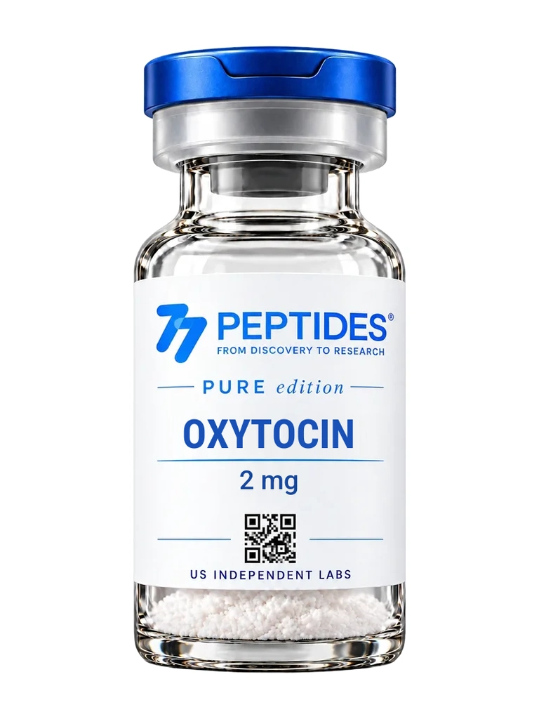 77 Peptides Oxytocin 2 mg research vial