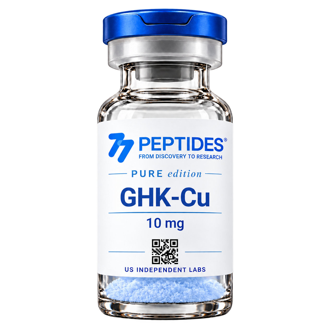 77 Peptides GHK-Cu — 10mg research vial