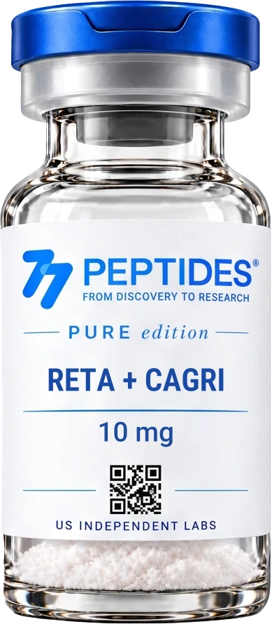 77 Peptides Reta + Cagri — 10mg research vial