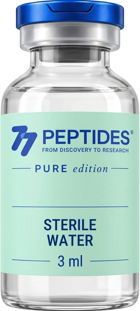 77 Peptides Sterile Water — 3ml research vial
