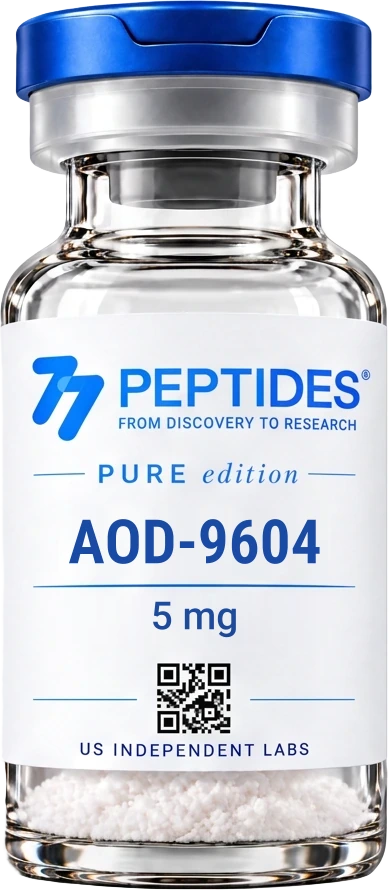 77 Peptides AOD-9604 — 5mg research vial