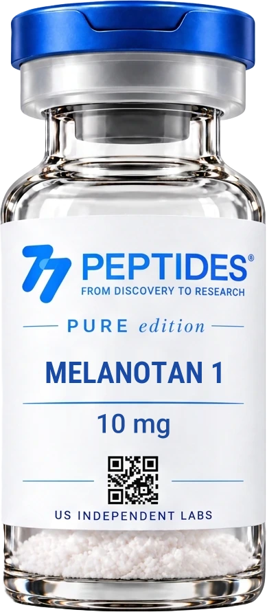 77 Peptides Melanotan 1 — 10mg research vial