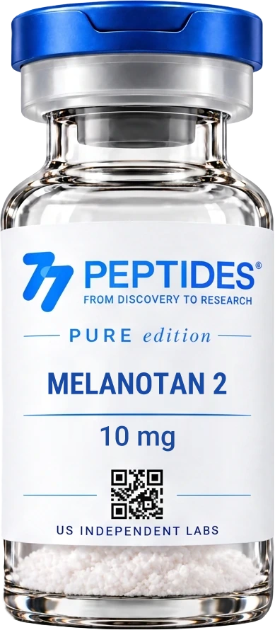 77 Peptides Melanotan 2 — 10mg research vial