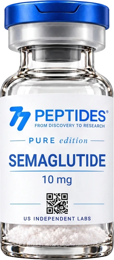 77 Peptides Semaglutide — 10mg research vial